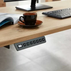 Höhenverstellbarer Bürotisch in Wildeiche - Emly