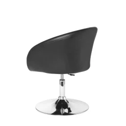 Höhenverstellbarer Design Drehsessel aus Kunstleder - Loisango