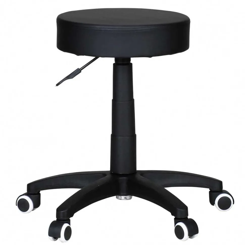 Höhenverstellbarer Hocker auf Rollen - Stevard