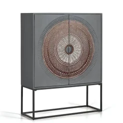 Highboard - dekorativ mit Mandala - Mesusco