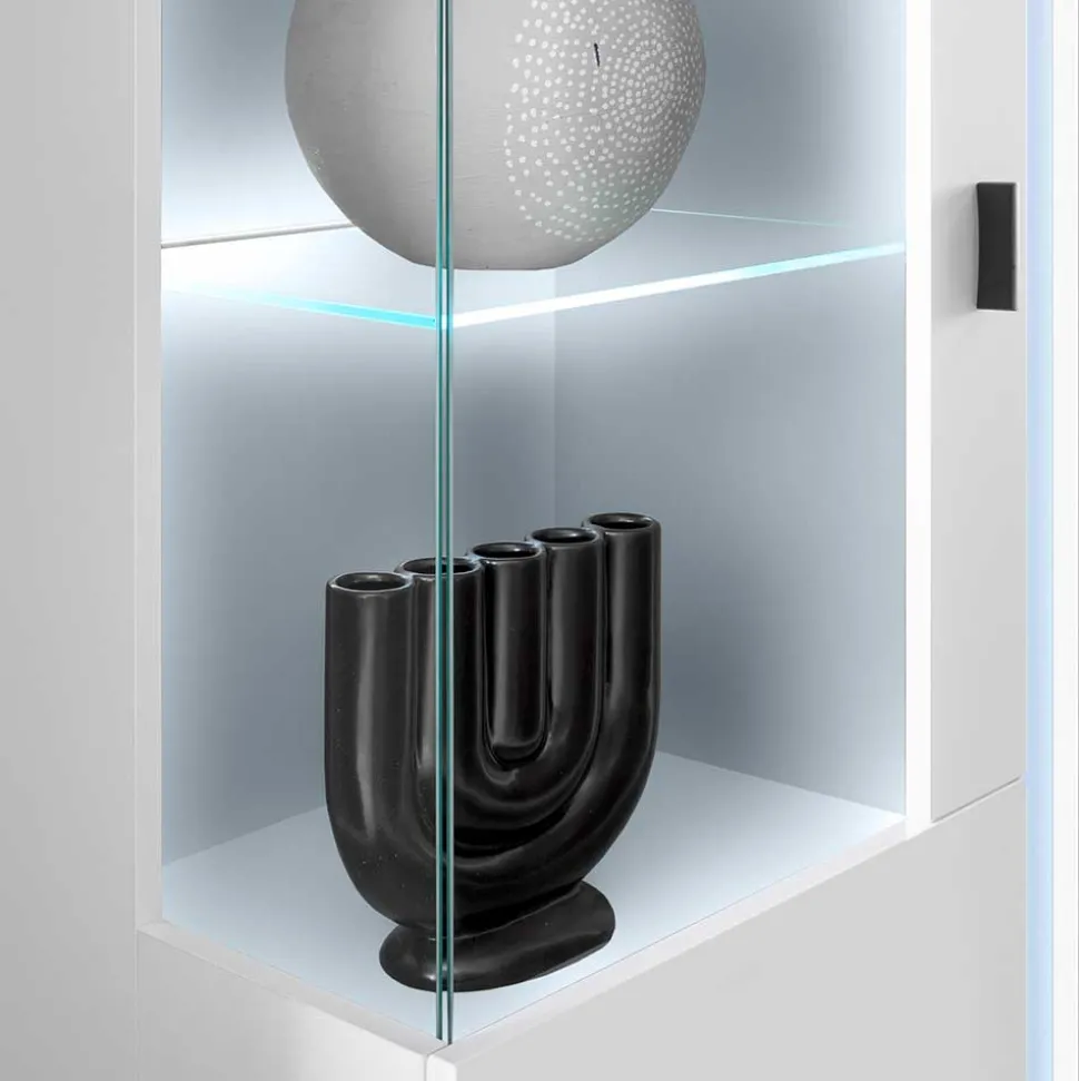 Highboard & TV Board & Wandboard mit LED - Tirol (dreiteilig)