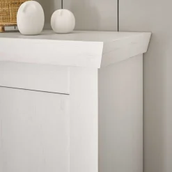 Highboard in weißer Holzoptik Pinie - Liancos