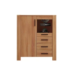 Highboard Kommode Mosniak aus Kernbuche Massivholz