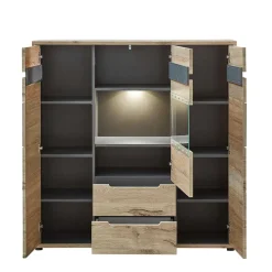 Highboard mit 3 Türen & 2 Schubladen - Zelio
