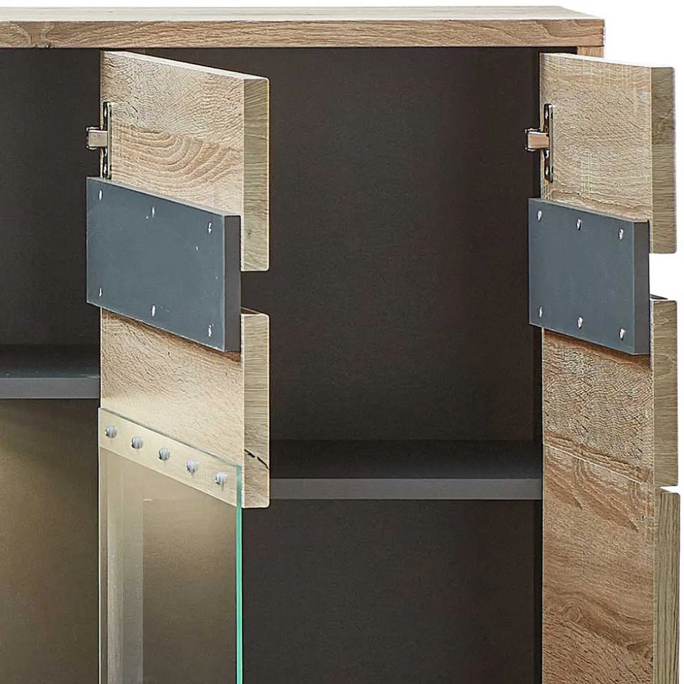 Highboard mit 3 Türen & 2 Schubladen - Zelio