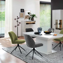 Highboard mit Glas Klappe & zwei Türen - Apulco