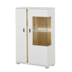 Highboard mit Glas und Licht modern - Racelyn