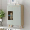 Highboard mit Glaseinsatz - Armina