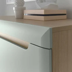 Highboard mit Glaseinsatz - Armina