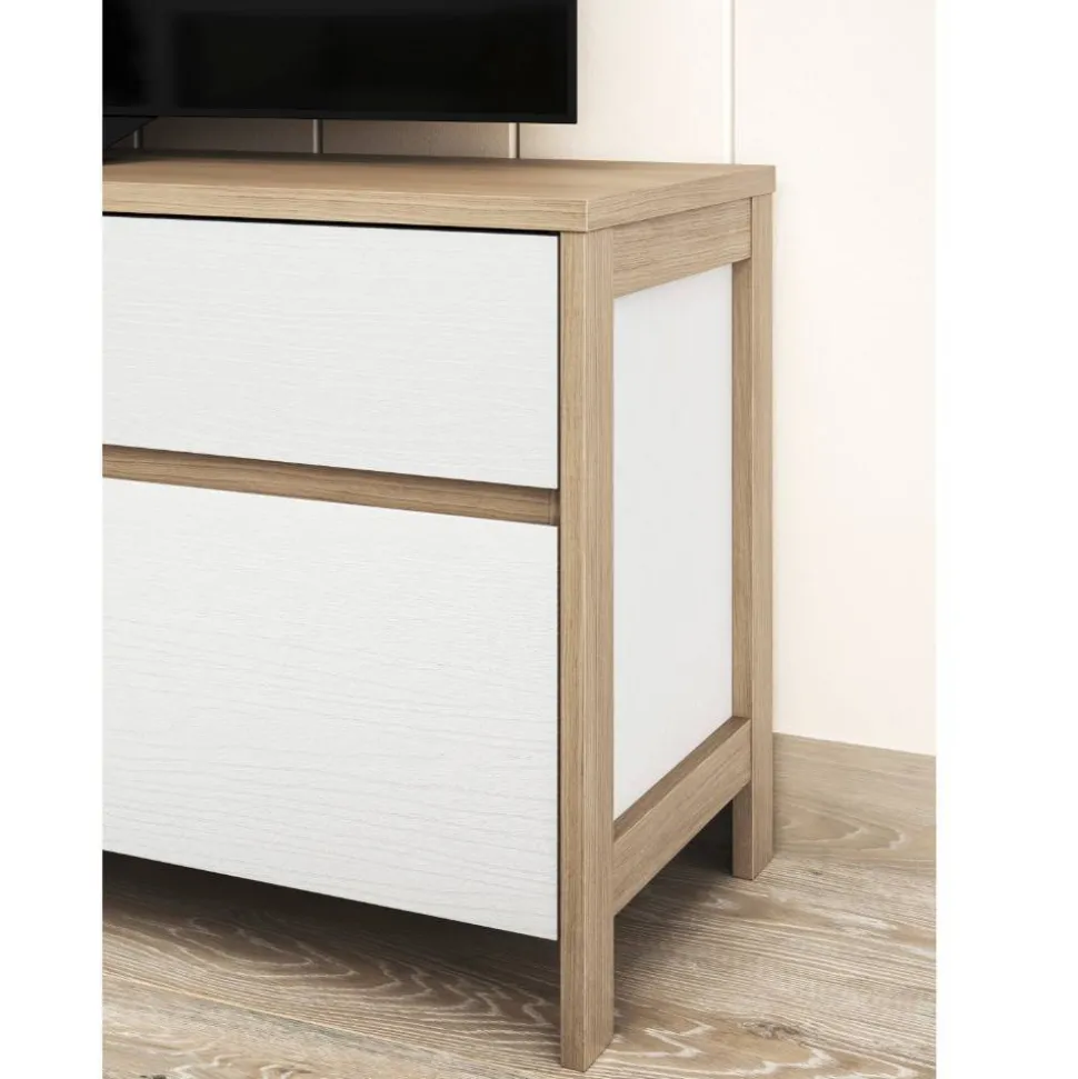 Highboard und TV-Board und Wandboard Set - Ovidio (dreiteilig)