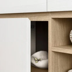 Highboard und TV-Board und Wandboard Set - Ovidio (dreiteilig)