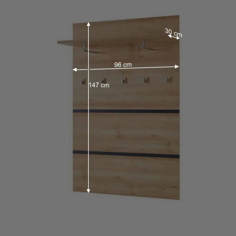 Hängegarderobe Curelino mit Hutablage