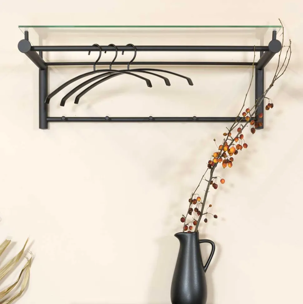 Hängegarderobe mit Hutablage aus Glas - Ifragon
