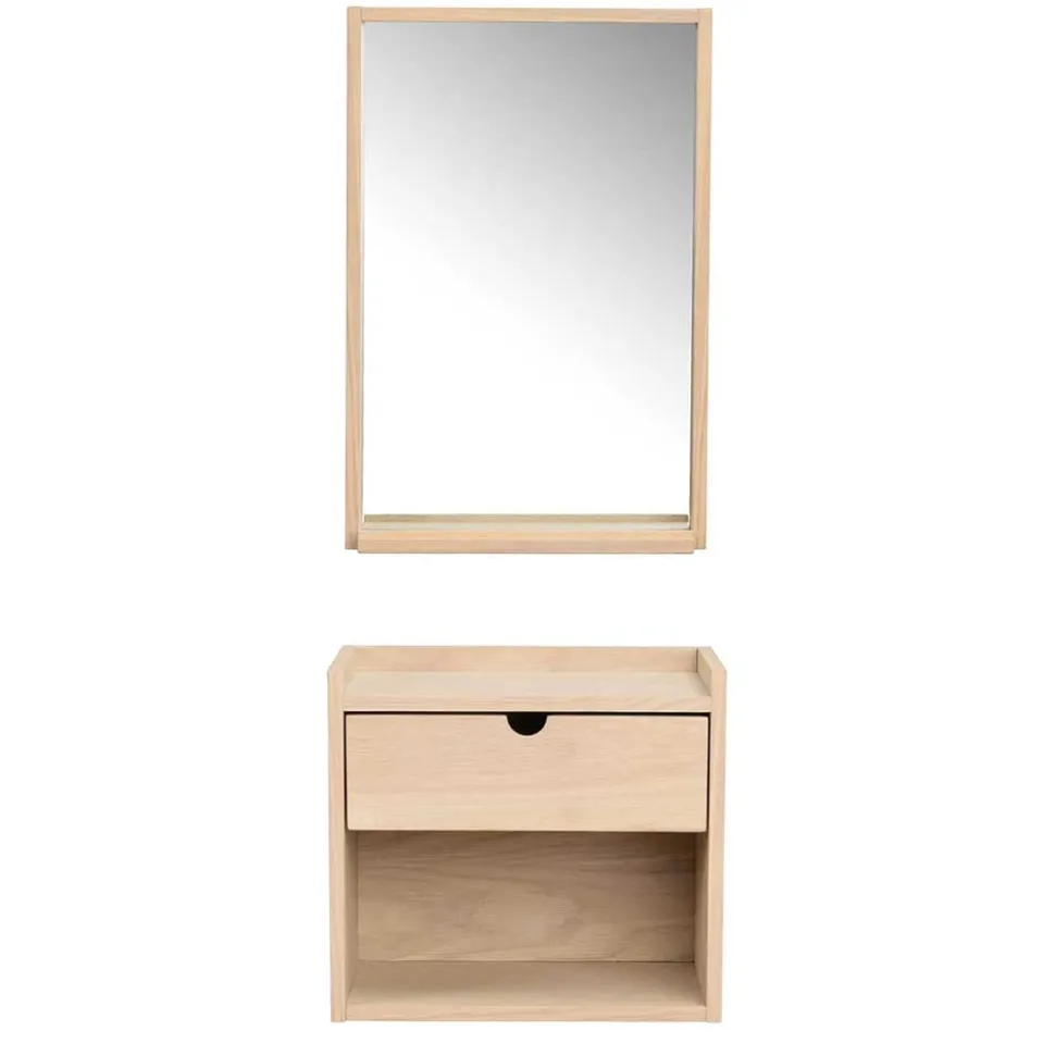 Hänge-Kommode & Spiegel Set - Pluta (zweiteilig)