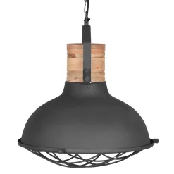 Hängelampe aus grauem Metall - Stroy