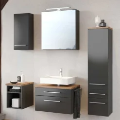 Hängende Badmöbel in Modern - Estregos (fünfteilig)