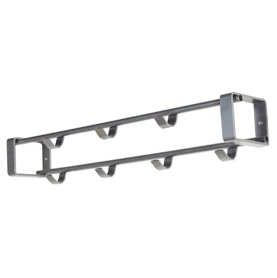 Hängende Hakenleiste in Nickelfarben - Mazurra