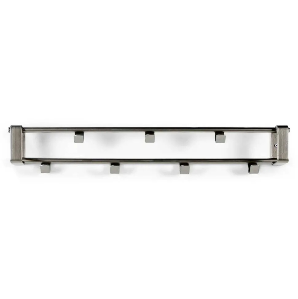 Hängende Hakenleiste in Nickelfarben - Mazurra