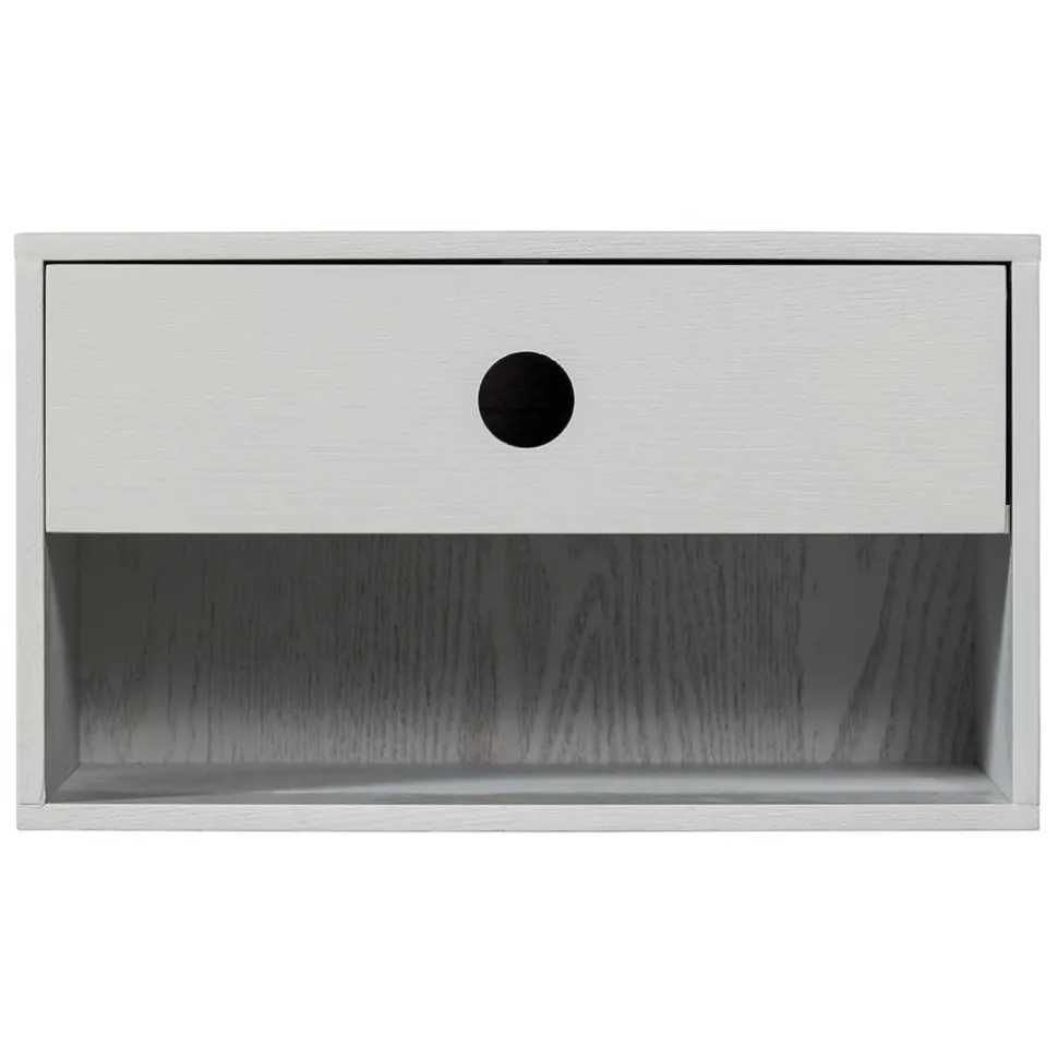 Hängende Nachtkonsole in Hellgrau - Philadela