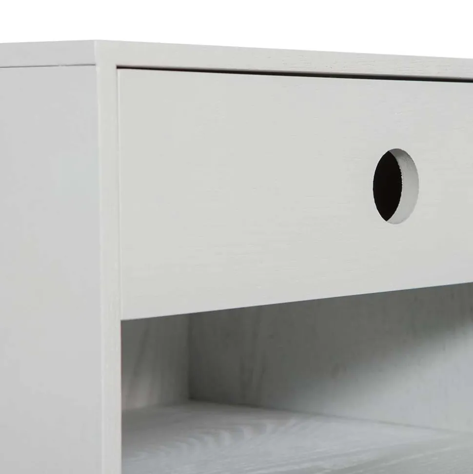 Hängende Nachtkonsole in Hellgrau - Philadela