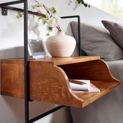 Hängende Nachtkonsole mit Fach - Just