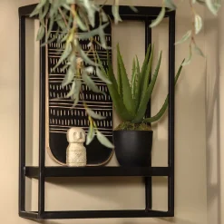 Hängende Regale in Schwarz - Heliawa (2er Set)