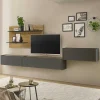Hängende TV Anbauwand Möbelset - Ahilav (vierteilig)