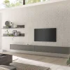 Hängende TV Anbauwand modern - Mundo (vierteilig)