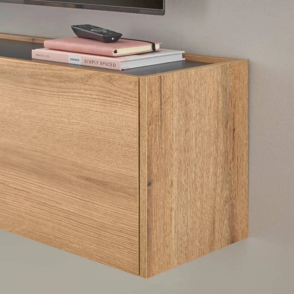 Hängende TV Anbauwand Set - Colomania (fünfteilig)