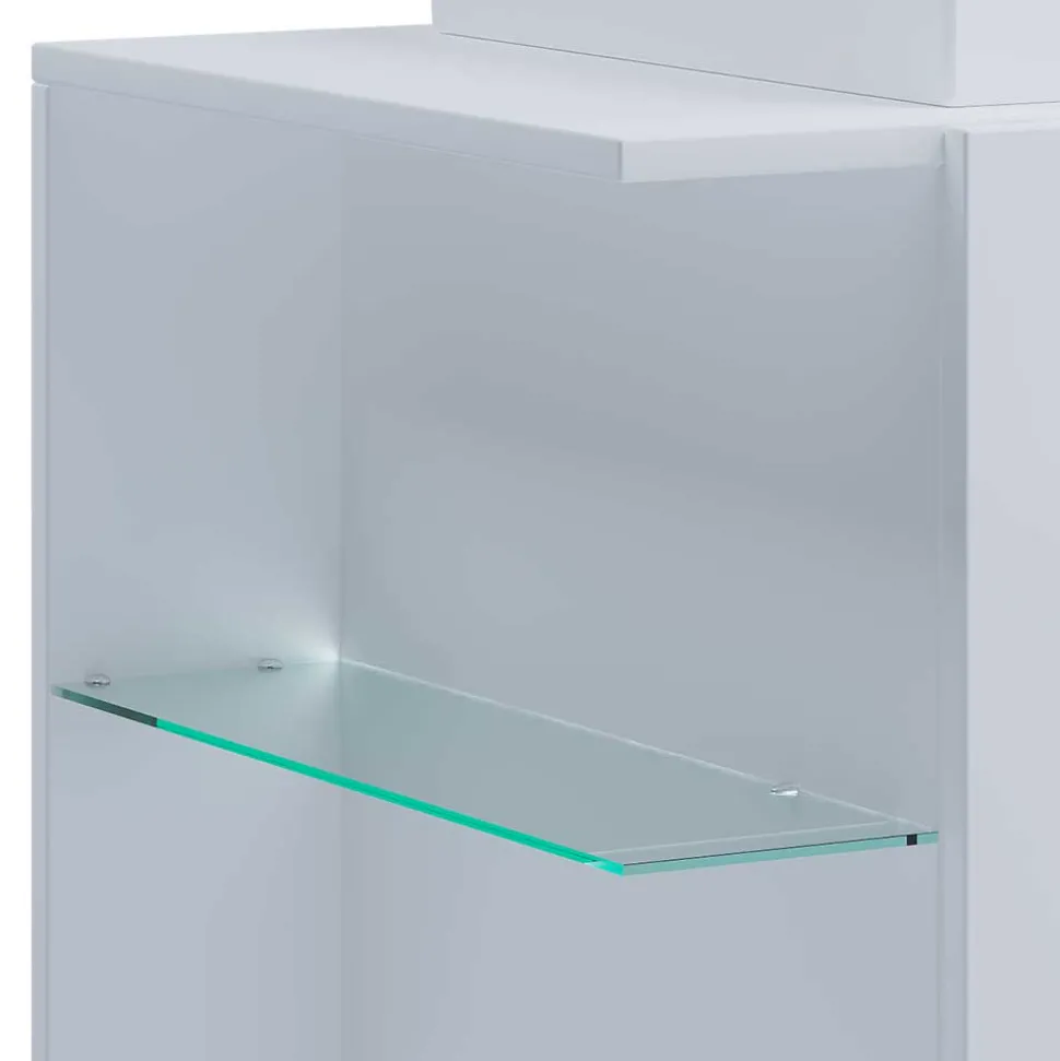 Hängende Waschkommode mit Becken in Weiß - Ziovarica