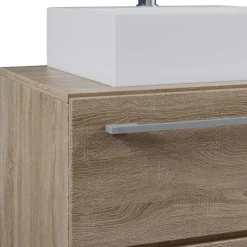 Hängender Bad Waschplatz modern - Caleena (zweiteilig)