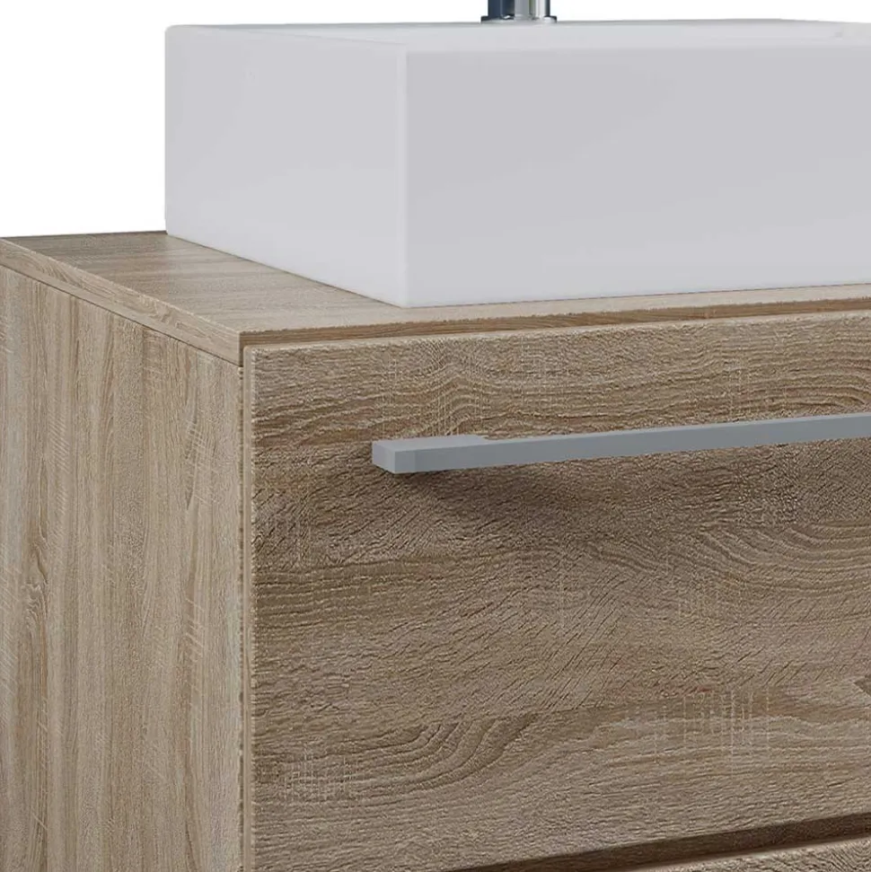 Hängender Bad Waschplatz modern - Caleena (zweiteilig)