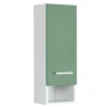 Hängender Badschrank in Grün & Weiß - Loenixa I