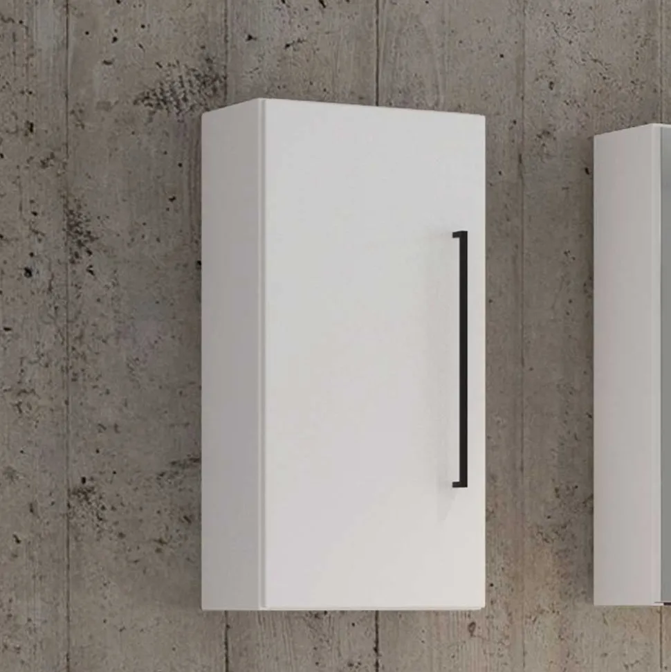 Hängender Badschrank in Weiß - Maney