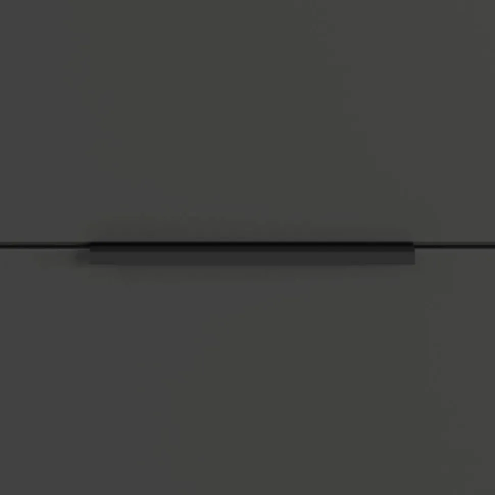 Hängender Bad-Waschtisch in Dunkelgrau - Fanito