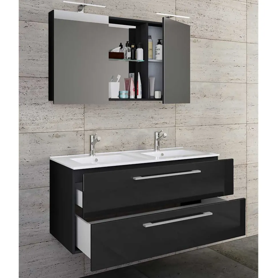 Hängender Doppel-Waschplatz Set - Vinkoja (zweiteilig)