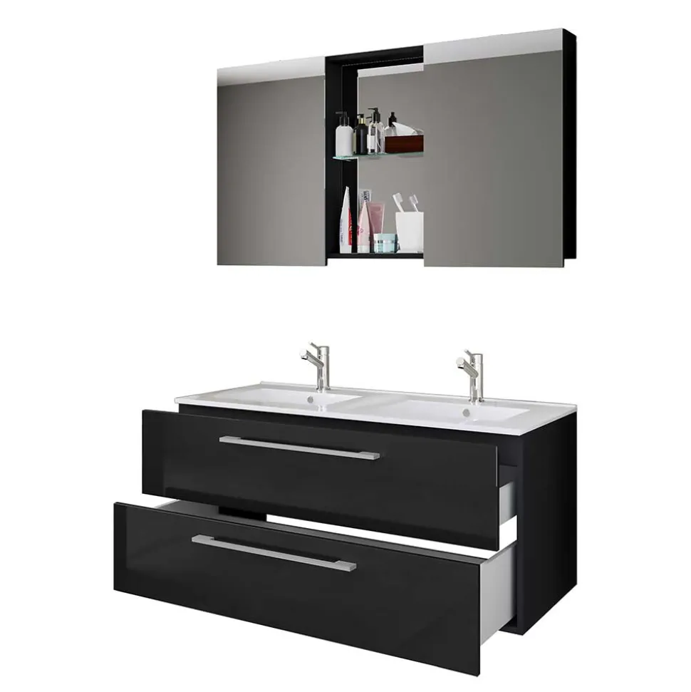 Hängender Doppel-Waschplatz Set - Vinkoja (zweiteilig)