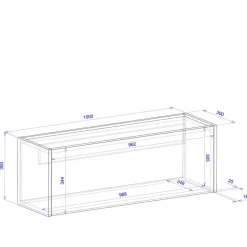 Hängender Sekretär modern - Nonessia