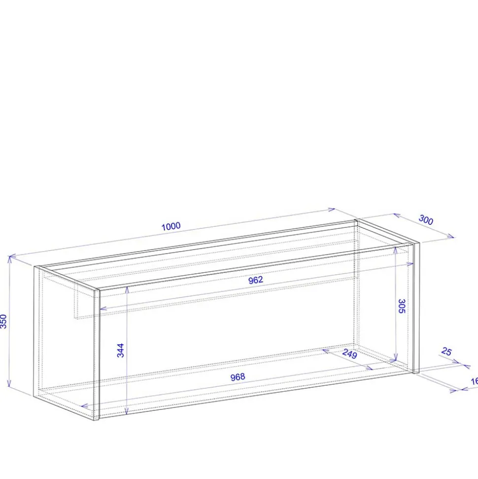 Hängender Sekretär modern - Nonessia