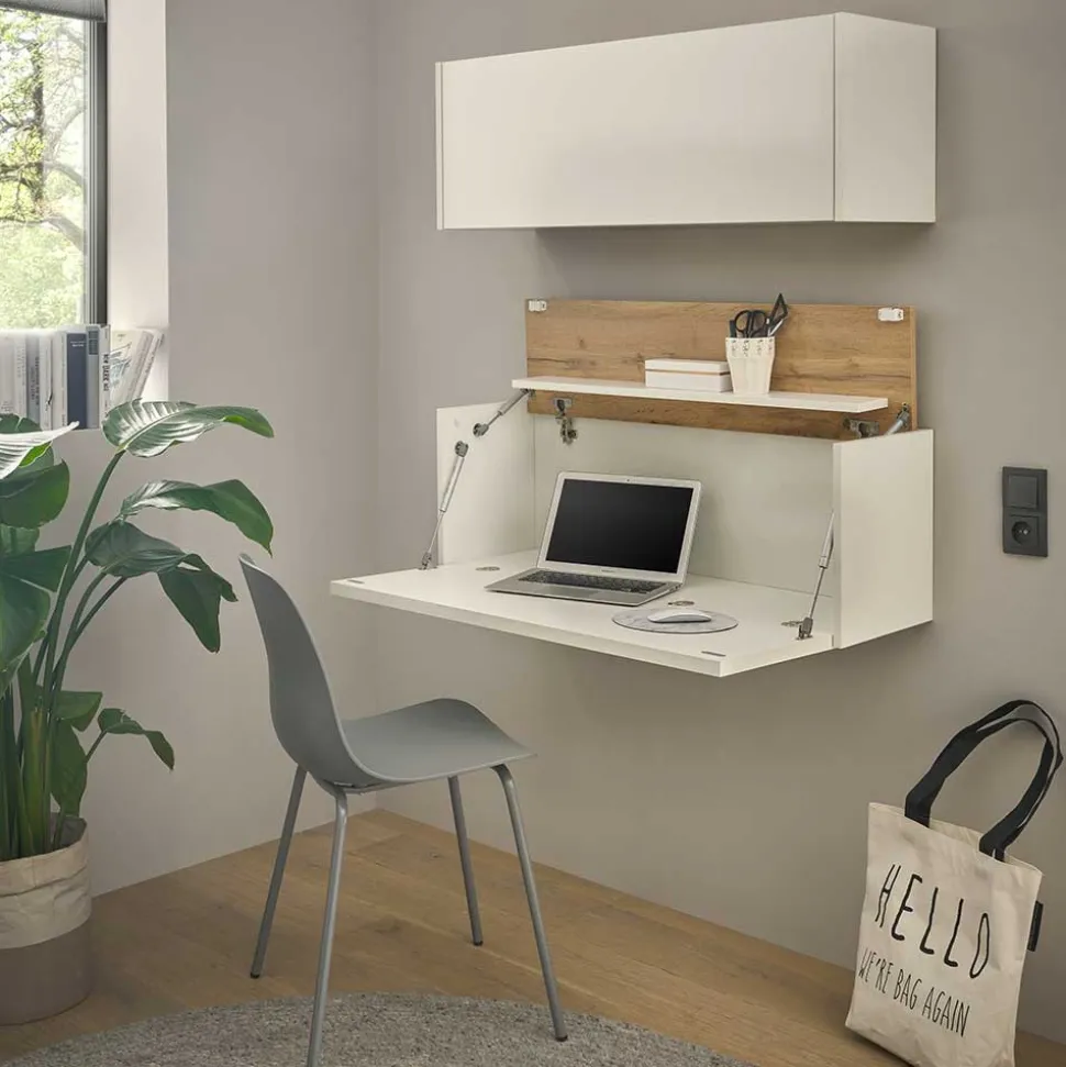 Hängender Sekretär und Schrank Set - Nonessia (zweiteilig)