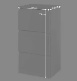 Hängender Unterschrank Concetada für Badezimmer