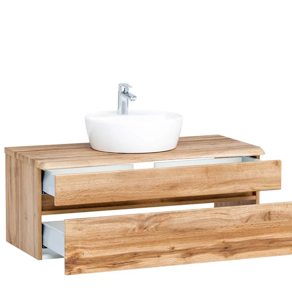 Hängender Waschtisch in Holzoptik - Drumias