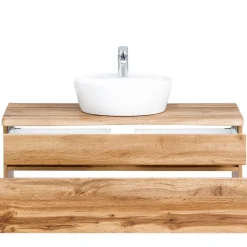 Hängender Waschtisch in Holzoptik - Drumias