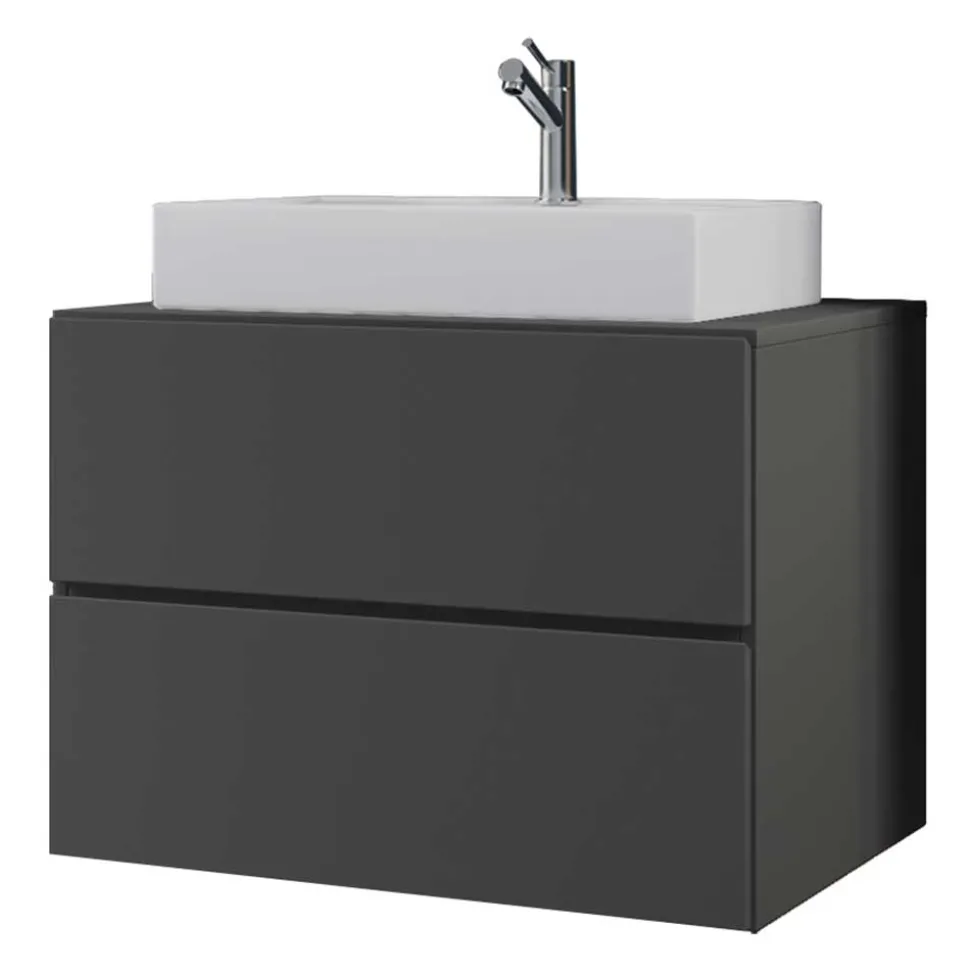 Hängender Waschtisch mit Aufsatzbecken - Luzern