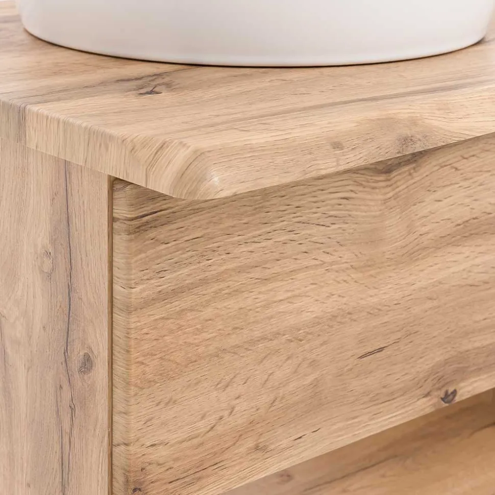 Hängender Waschtisch mit Baumkante - Tofias