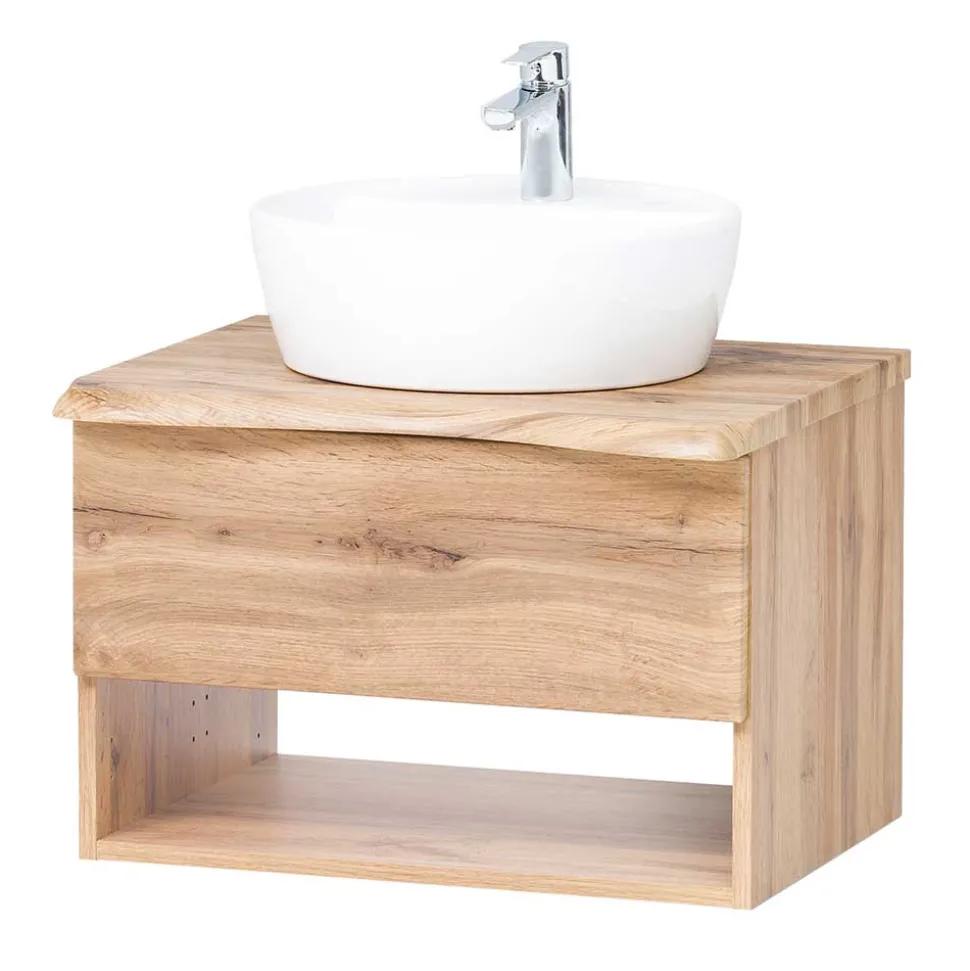 Hängender Waschtisch mit Baumkante - Tofias