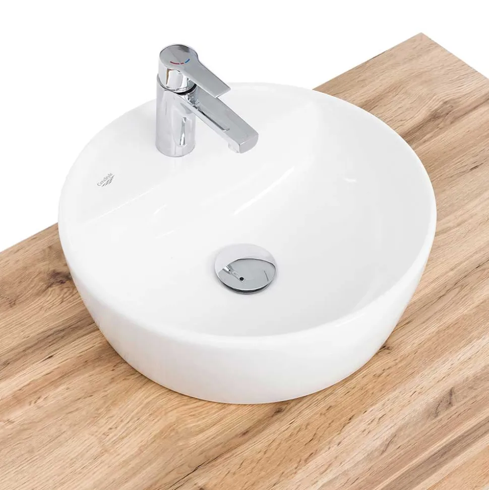 Hängender Waschtisch mit Baumkante - Tofias