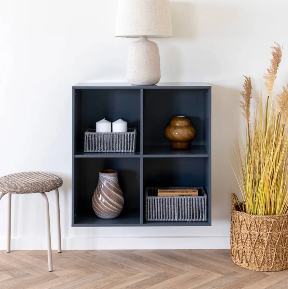 Hängeregal in Dunkelgrau - Veracruz