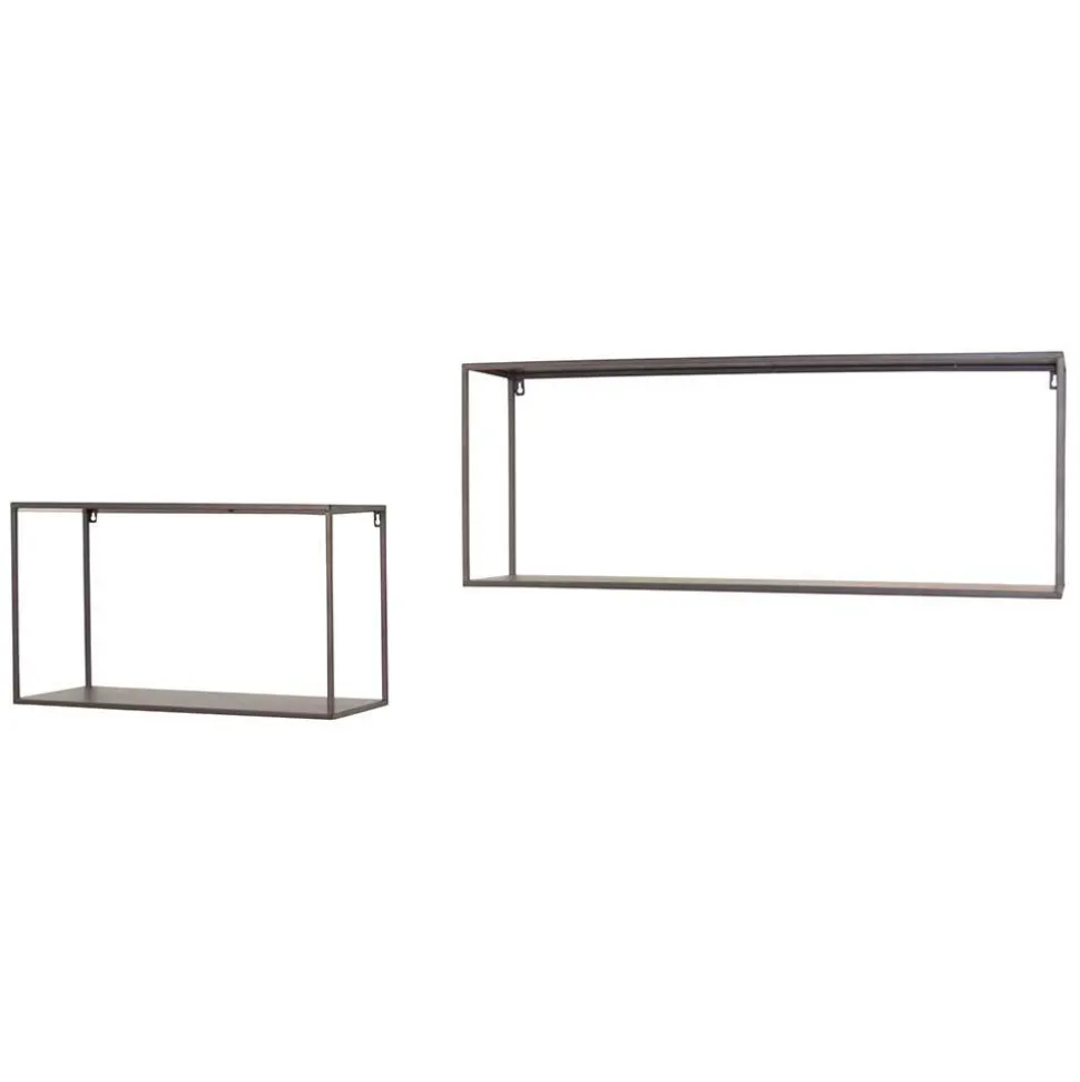 Hängeregal Set in Grau - Accaro (zweiteilig)