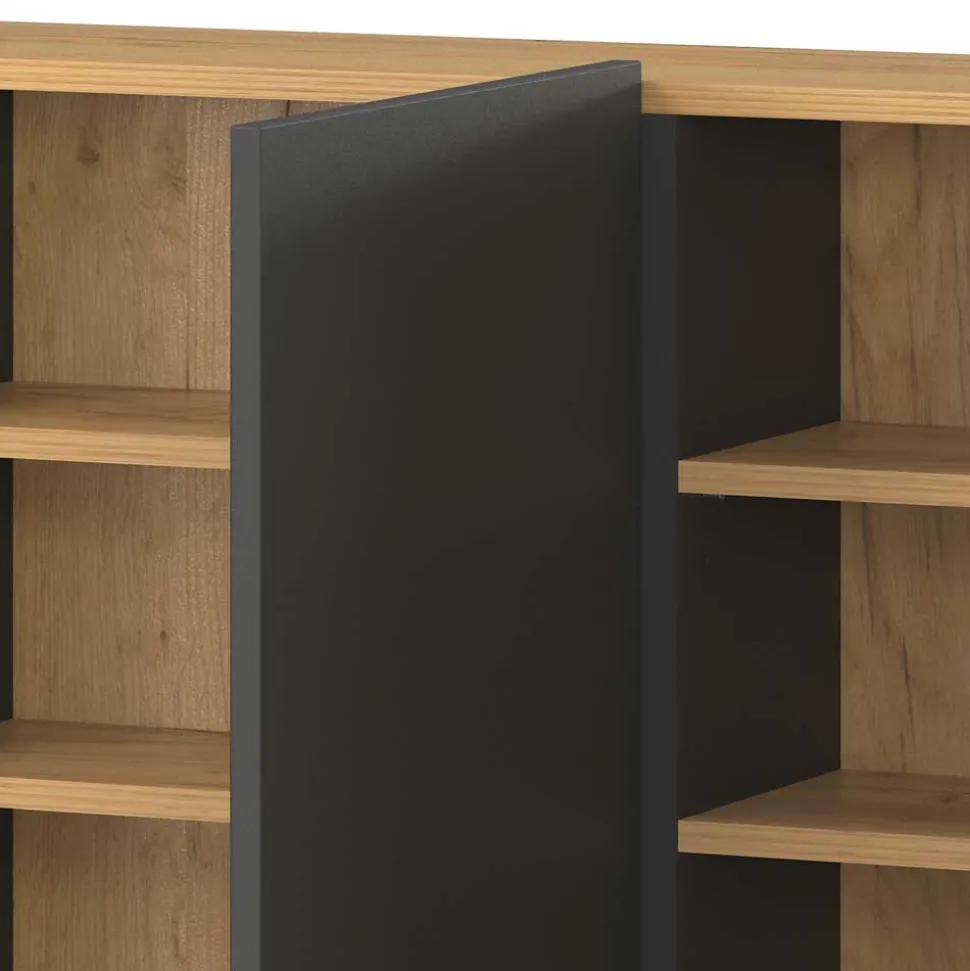 Hänge-Schuhschrank & Rundspiegel Set - Calisian (zweiteilig)